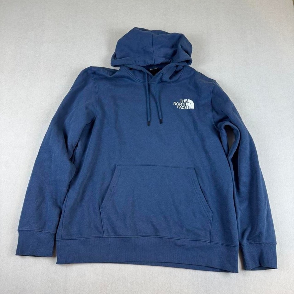 The North Face shady blue hoodie size L